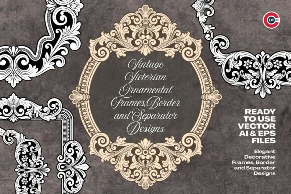 Download Vintage Classic Ornamental Frames Border - Ornament Collection