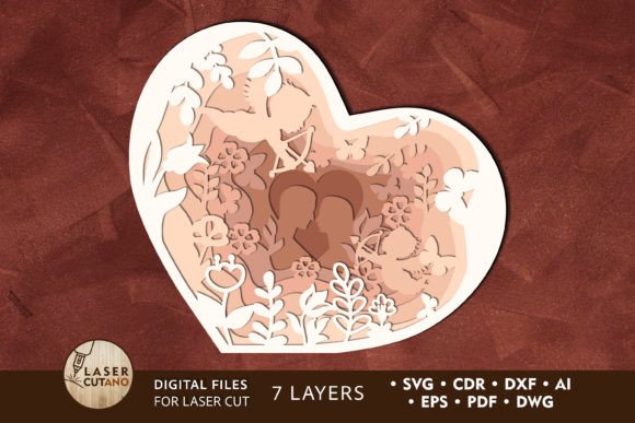 Download Heart Decorative Ornament, Cut Template - Ornament Collection