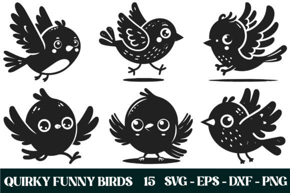 Download Cute Funny Bird SVG Bundle - Svg bundle Collection
