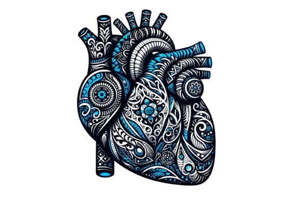 Download Human Heart Intricate Patterns Clipart - Premium Resources