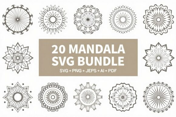 Download Elegant Mandala SVG Bundle - Svg bundle Collection