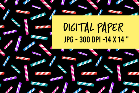 Download Pattern with Multicolored Striped Candy - Premium Bundle