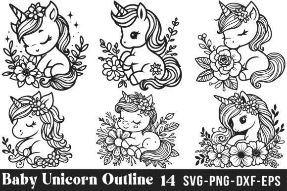 Download Baby Unicorn SVG Bundle - Svg bundle Collection
