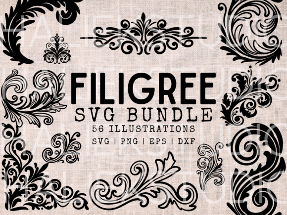 Download Filigree SVG Bundle - Ornamental Scrolls - Svg bundle Collection