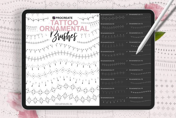 Download Procreate - Ornamental Tattoo Brushes - Ornament Collection