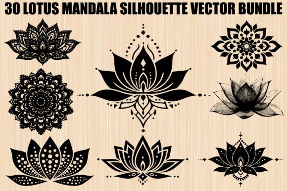 Download Lotus Mandala SVG Bundle - Svg bundle Collection