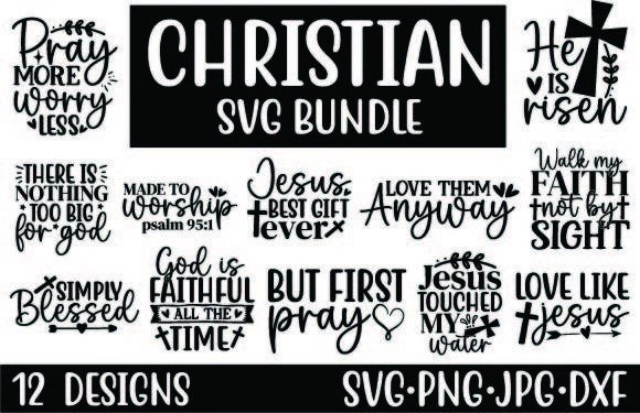 Download Christian Svg Bundle 12 Designs - Svg bundle Collection
