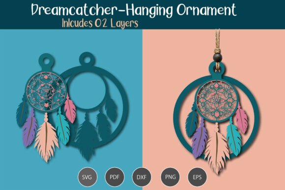 Download Hanging Dreamcatcher Ornament - Ornament Collection